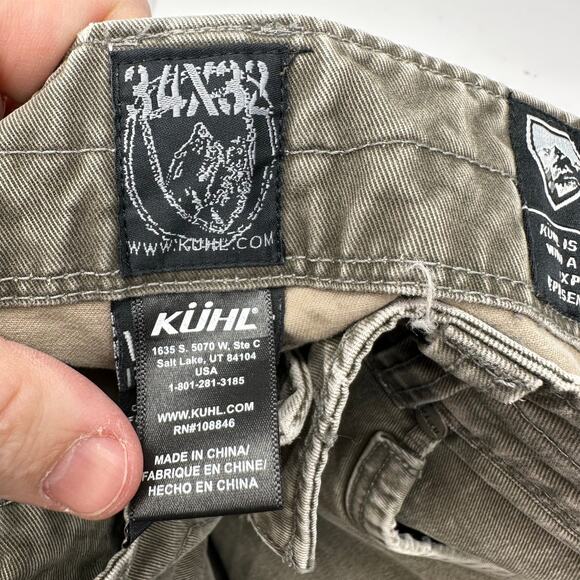 Kuhl Gray Vintage Distressed Ryder Straight Carpenter Pants 34X32 - Picture 13 of 16